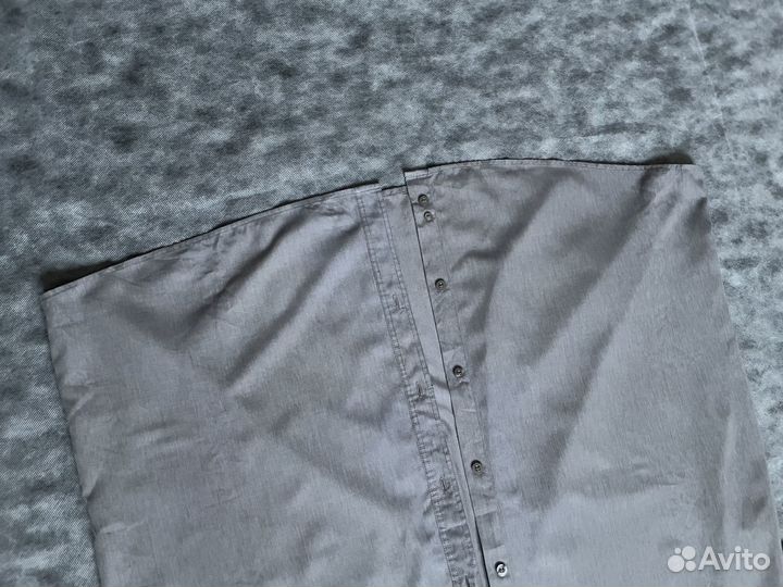 Рубашка серая с коротким рукавом