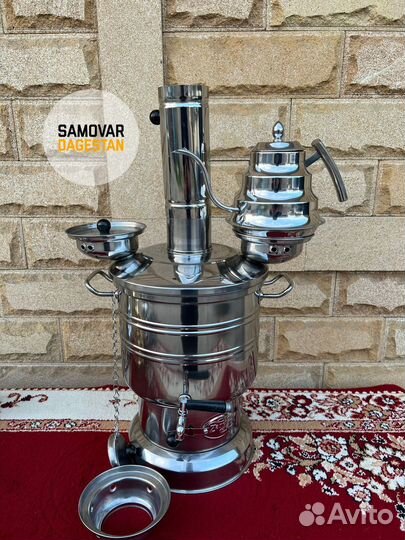 Самовар 6л + чайник в подарок