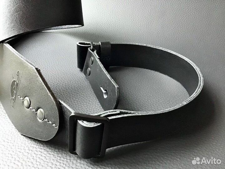 Кожаный гитарный ремень