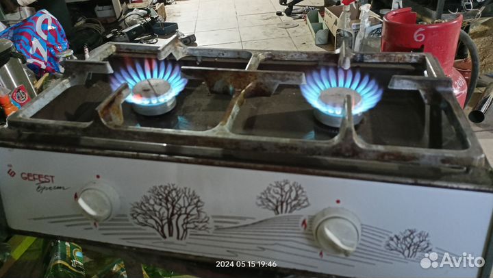 Газовая плита 2 конфорки бу