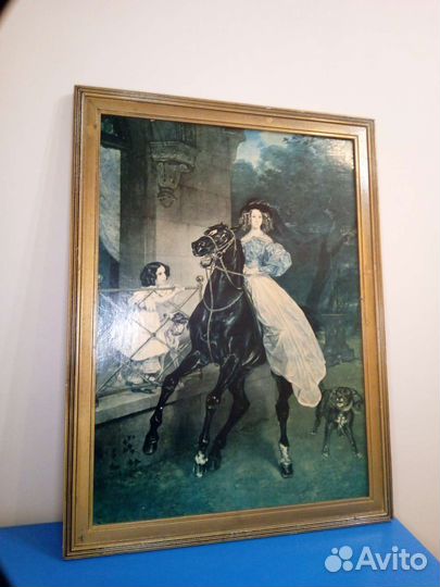 Картина всадница