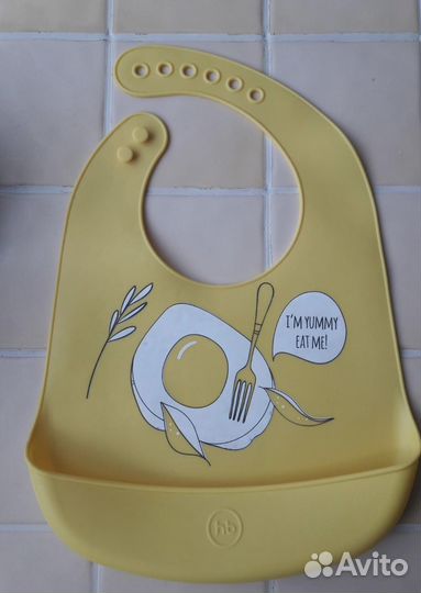 Нагрудник/слюнявчик Happy baby