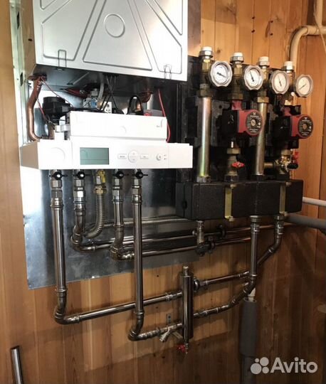 Монтаж Ремонт Чистка Котлов Viessmann Buderus итд