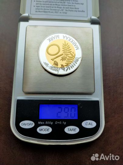 10 марок 1995 г. Финляндия, серебро