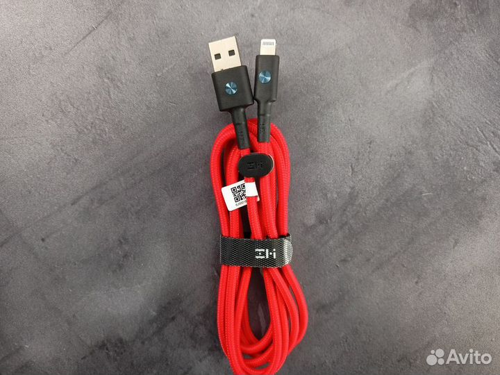 Кабель USB/Lightning ZMI MFi 150см 18W PD (Red)