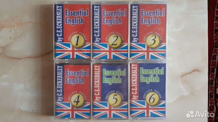 Аудиокассеты -Essential english -6-шт