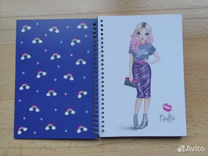 Блокнот раскраска для девочек