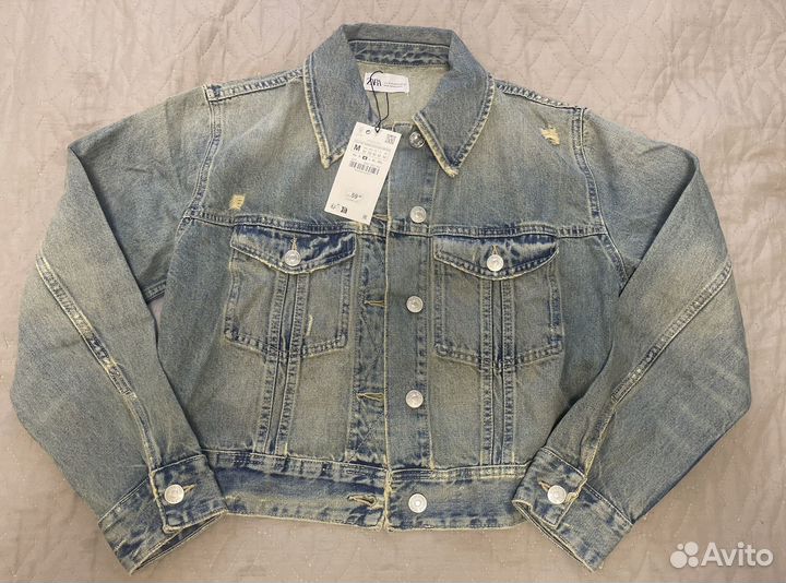 Новая джинсовка Zara, M
