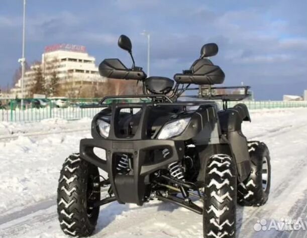 Квадроцикл Yacota Sela 200 Pro с белой полосой