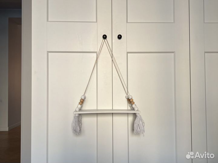 Набор полок в детскую комнату деревянные