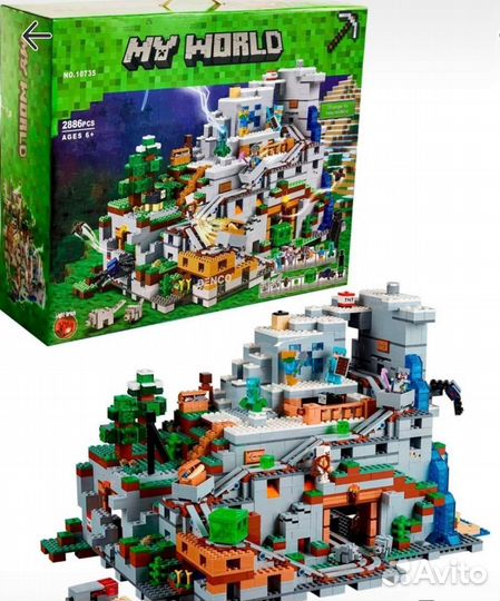 Lego Minecraft Горная пещера