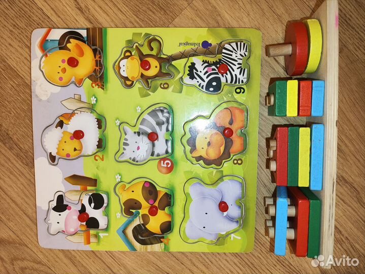 Развивающие игрушки пакетом