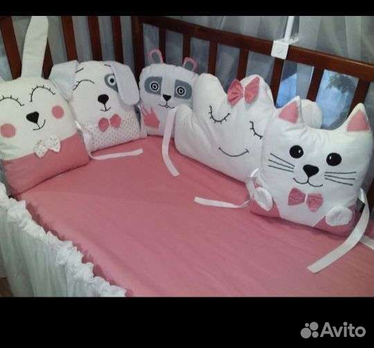 Бортики в кроватку