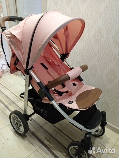 Коляска Nuovita corso розовый