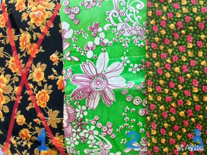 Отрез ткани СССР шитье рукоделие