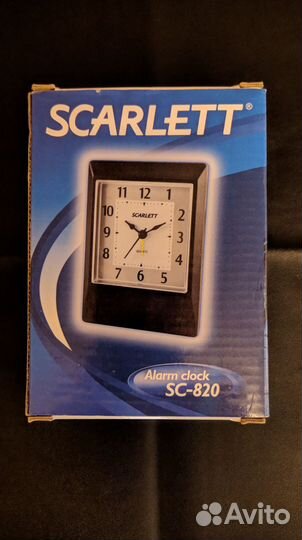 Часы будильник scarlett SC-820