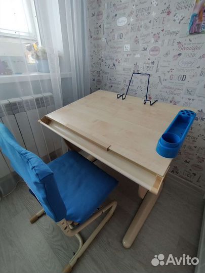 Растущий стол+ стул,фирма 