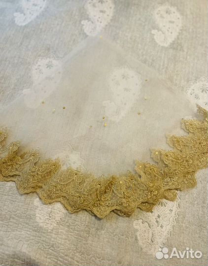 Свадебная мусульманская фата новая