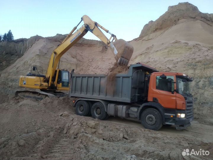 Доставка песка, щебня, земли.вывоз грунта и строит