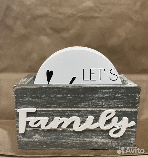 Набор подставок Family стиль zara home hm home