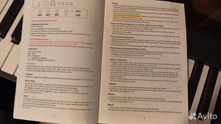 Новое складное Цифровое пианино 88 клавиш