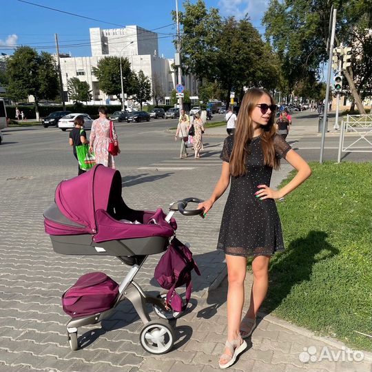 Коляска stokke xplory v4 2 в 1 + аксессуары