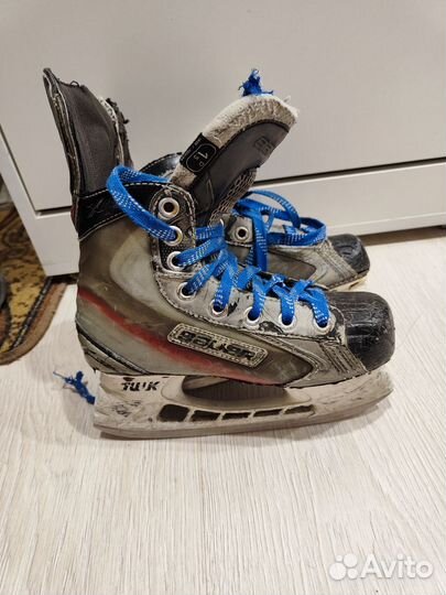 Коньки хоккейные детские bauer 31 размер