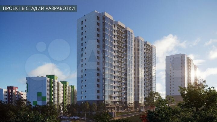 1-к. квартира, 37,5 м², 6/9 эт.