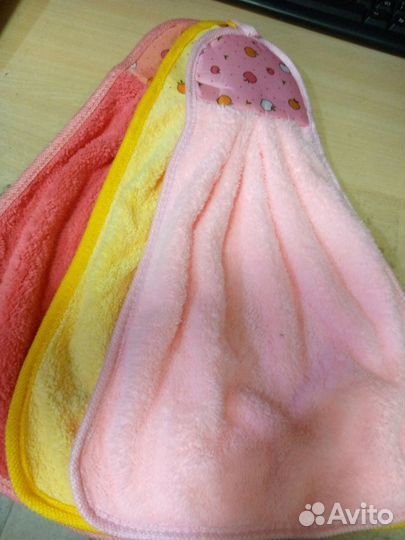 Махровые полотенца, салфетки