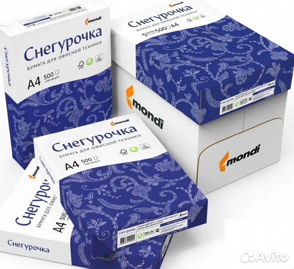 Бумага a4 снегурочка