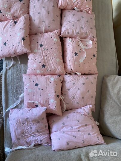 Бортики в кроватку бу