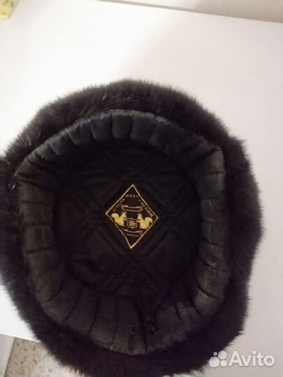 Норковая шапка мужская, ушанка