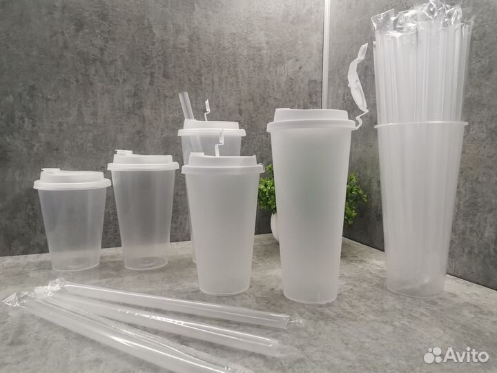 Стаканы Bubble cup/шейкер (Бабл кап) для холодных