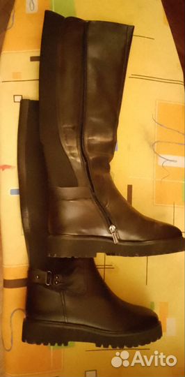 Зимние женские сапоги 38 натуральная кожа