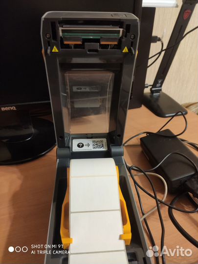 Термопринтер zebra ZD410 + лента 12 шт