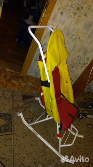 Санки с колесиками