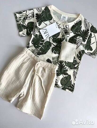 Костюм с штртами муслин 92.98