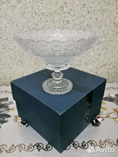 Ваза хрустальная для фруктов от Glasspo