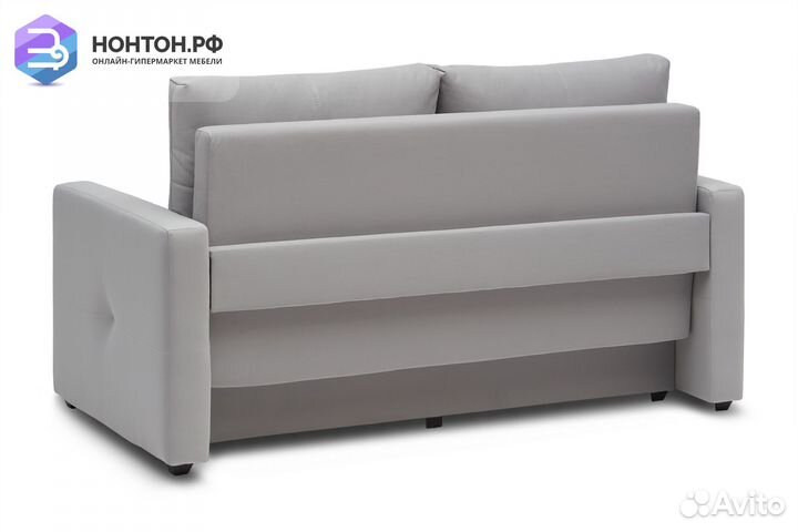 Диван шагающая еврокнижка Вита серый