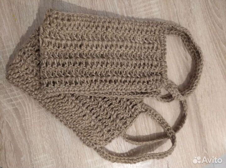 Вязаные Мочалки из Джута для бани и сауны