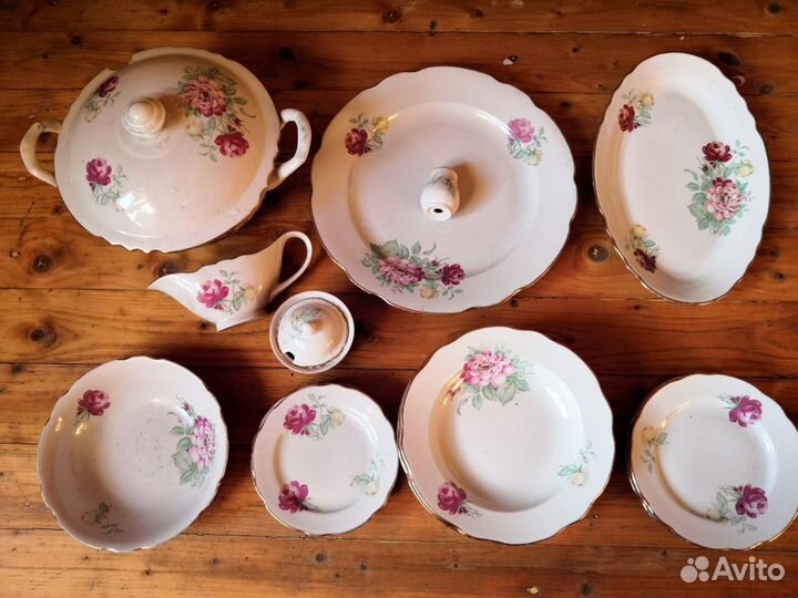 Сервиз столовый СССР Дулево