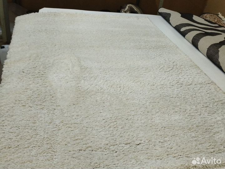 Ковер шегги бу белый