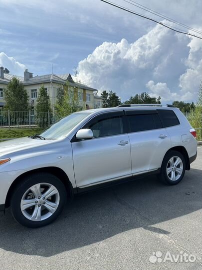 Toyota Highlander 3.5 AT, 2010, битый, 73 000 км