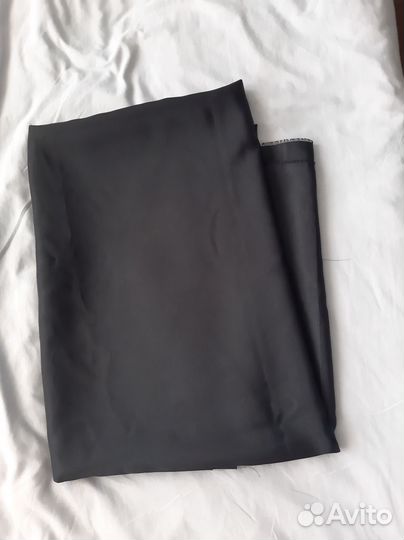 Ткань костюмная черная