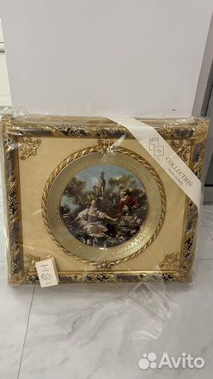 Картина/ Панно настенное дерево/ фарфор