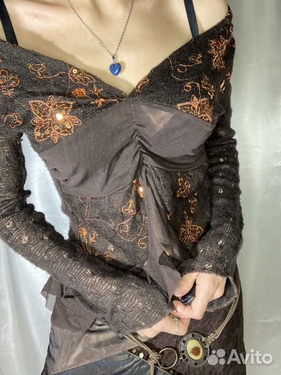 Блуза винтажная