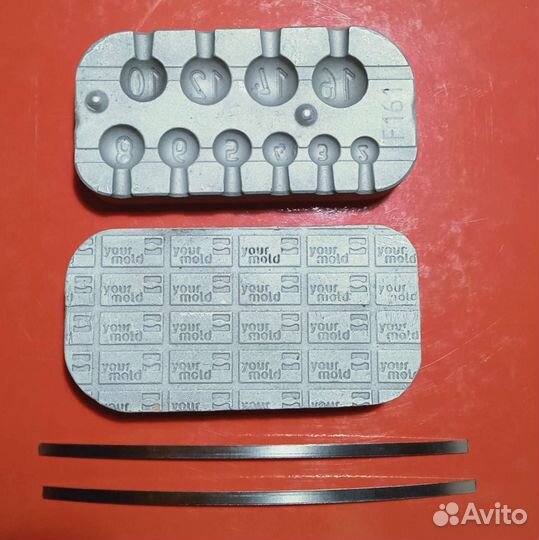 Форма для литья грузил. Разборная чебурашка 2-16гр