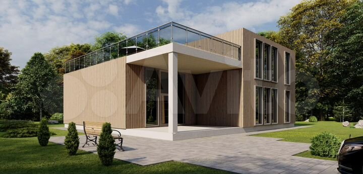 Дом 100 м² на участке 12 сот.