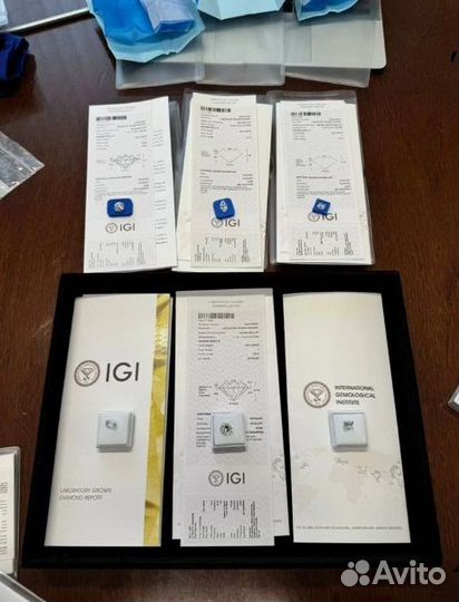 Лабораторный бриллиант CVD 2 карата pear f VVS2