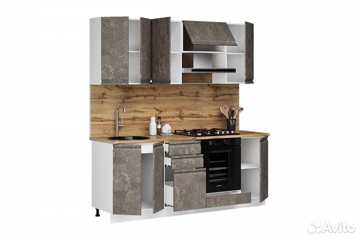 Модульная кухня Бруклин 2,0 м